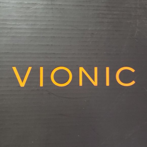 NIB Vionic Leather Snake Stacked Heel Peep Toe Slingback Bootie Women's … - Picture 9 of 10